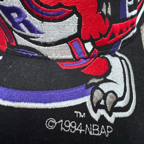 Rare Vintage 1994 Toronto Raptors “The Game” Big Logo snapback hat - Picture 4 of 9